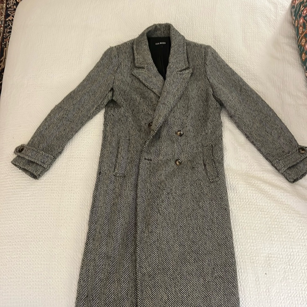 Steve Madden Prince Wool Blend Coat Size Medium
